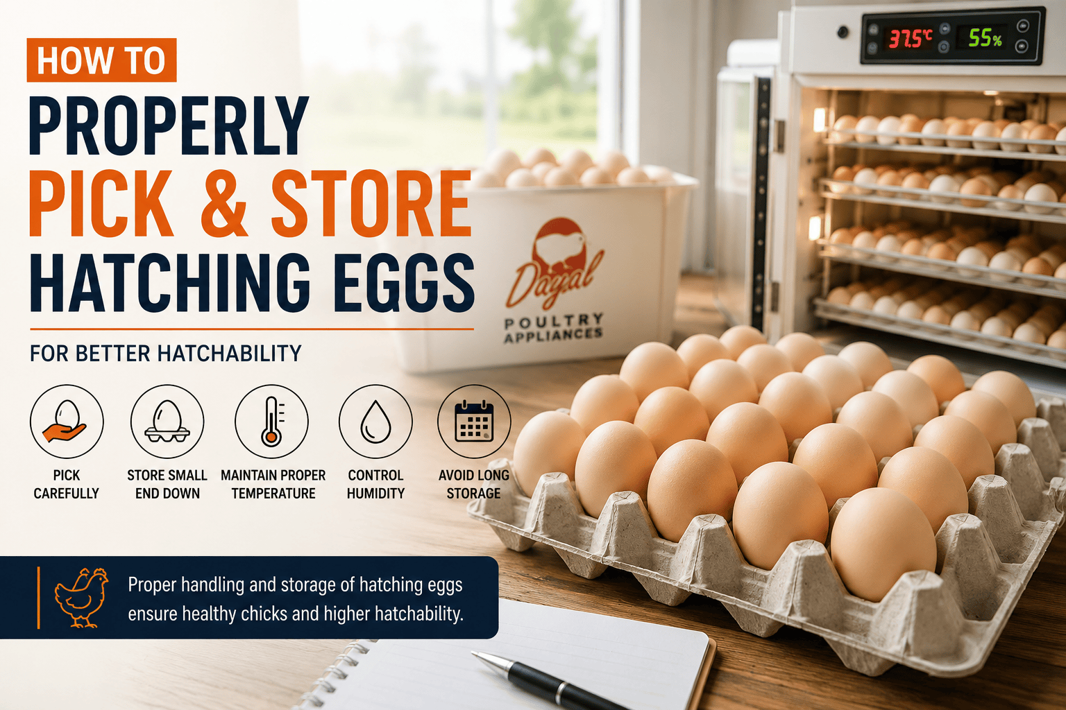 How to Properly Pick and Store Hatching Eggs for Better Hatchability